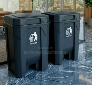 Garbage Trash Bin 50liter Outdoor Waste Management Setup