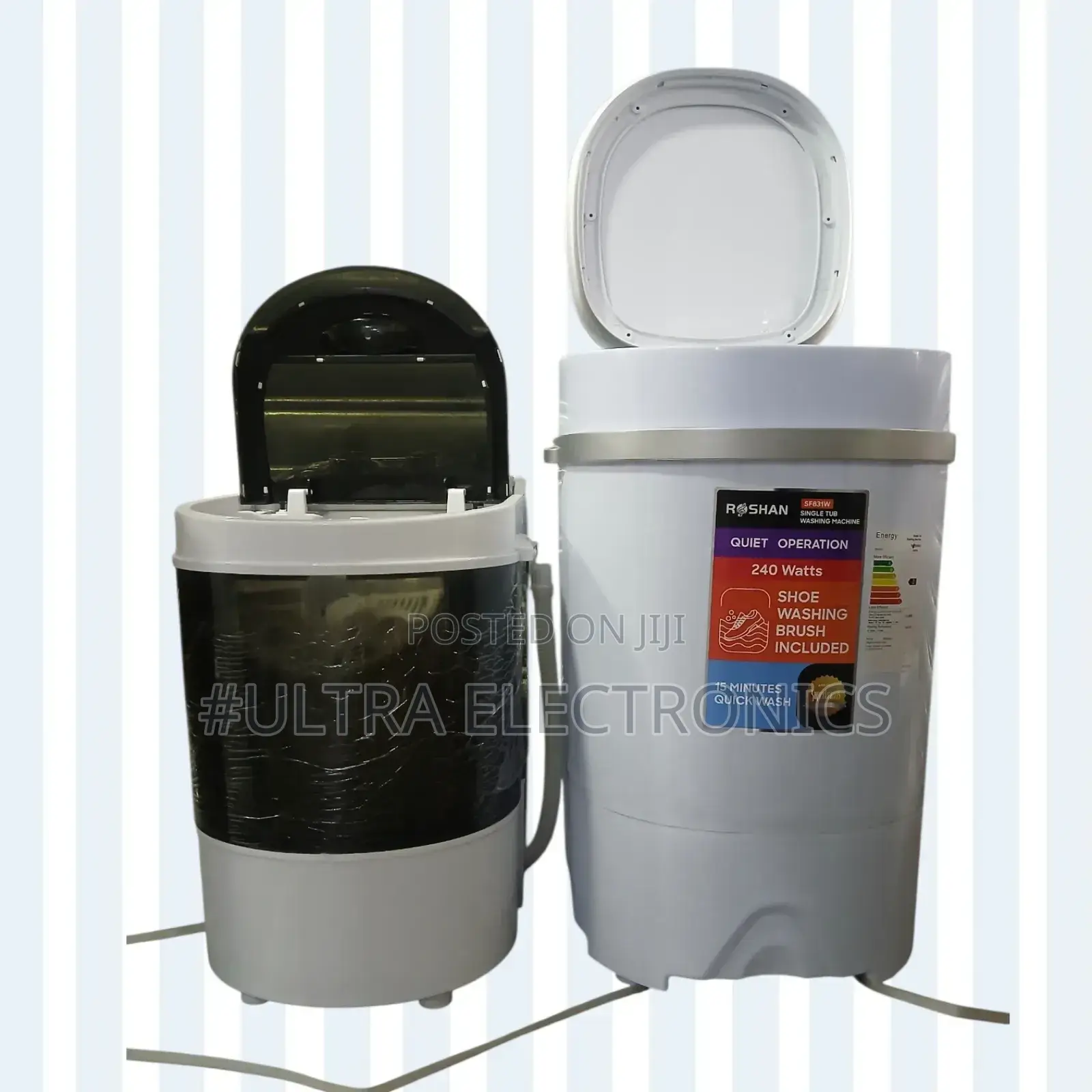 Roshan Single Tub Washing Machine. [ Model/Features: 2.6kg to 4kg