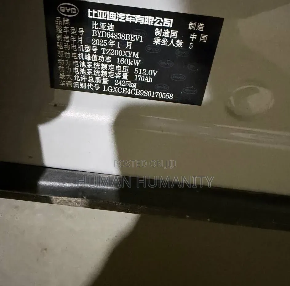 BYD Song Plus 2025 Beige