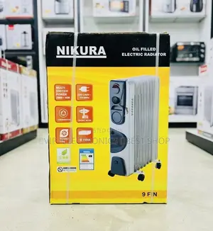 Nikura Room Heater 9-Fin Oil Filled Electric Radiator