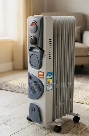 Nikura Room Heater 9-Fin Oil Filled Electric Radiator