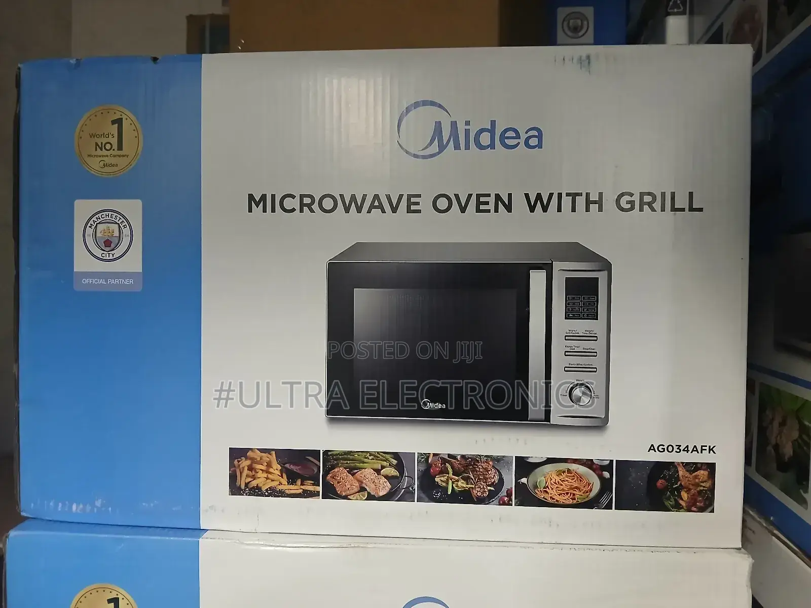 Midea Microwave Oven With Grill, Model Number 34-Liter Capacity