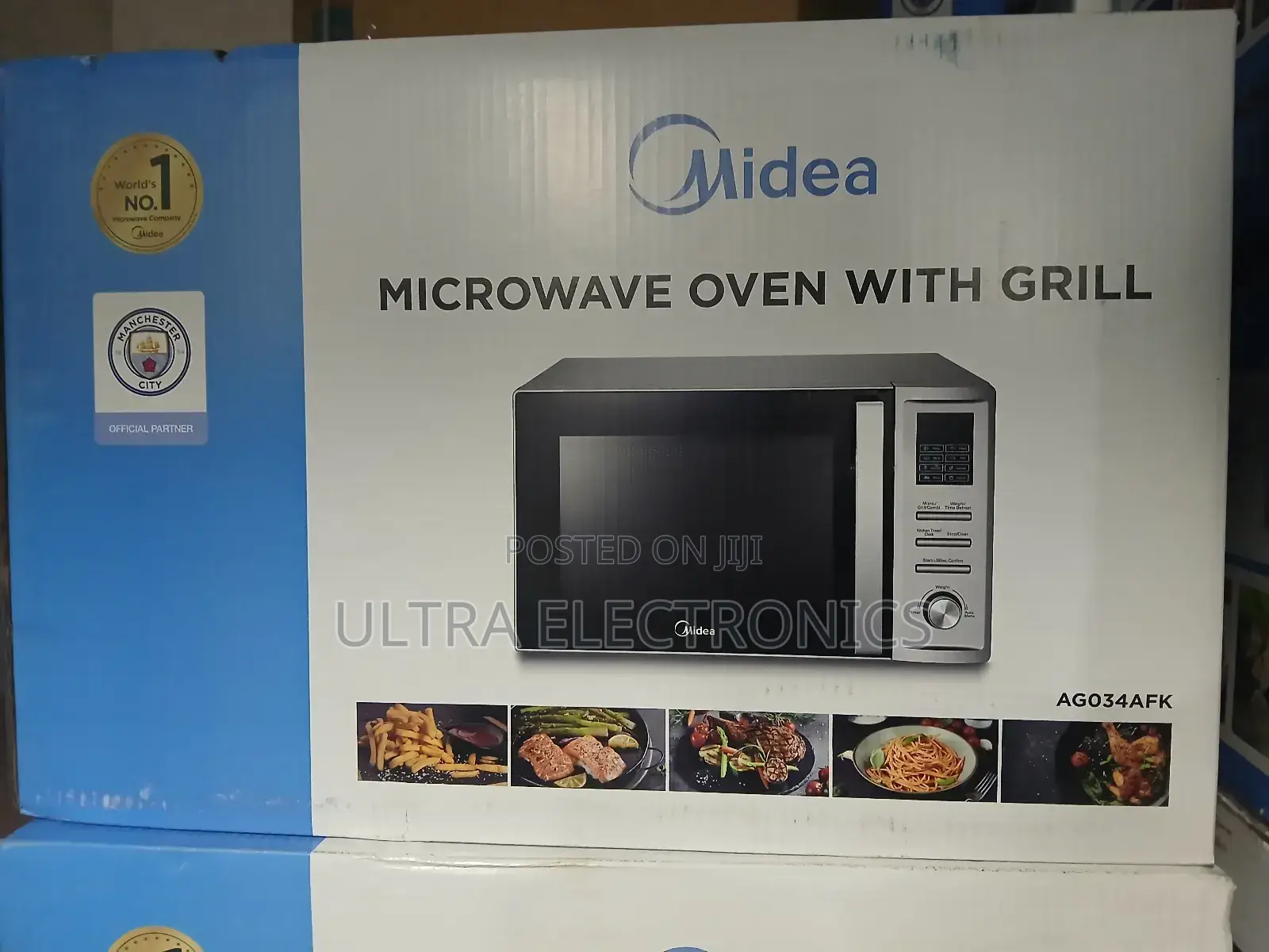 Midea Microwave Oven With Grill, Model Number 34-Liter Capacity