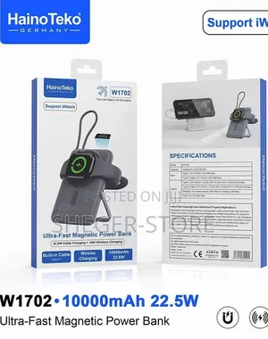 Orginal Haino Teko Magnetic Powerbank Pro ( Support I Watch)
