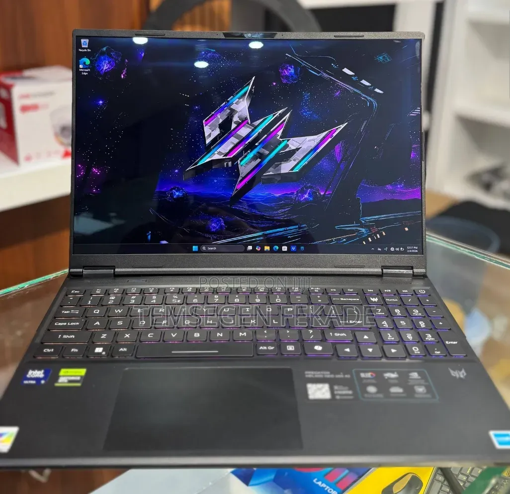 New Laptop Acer Predator Helios Neo 16 32GB Intel Core Ultra 9 SSD 1T