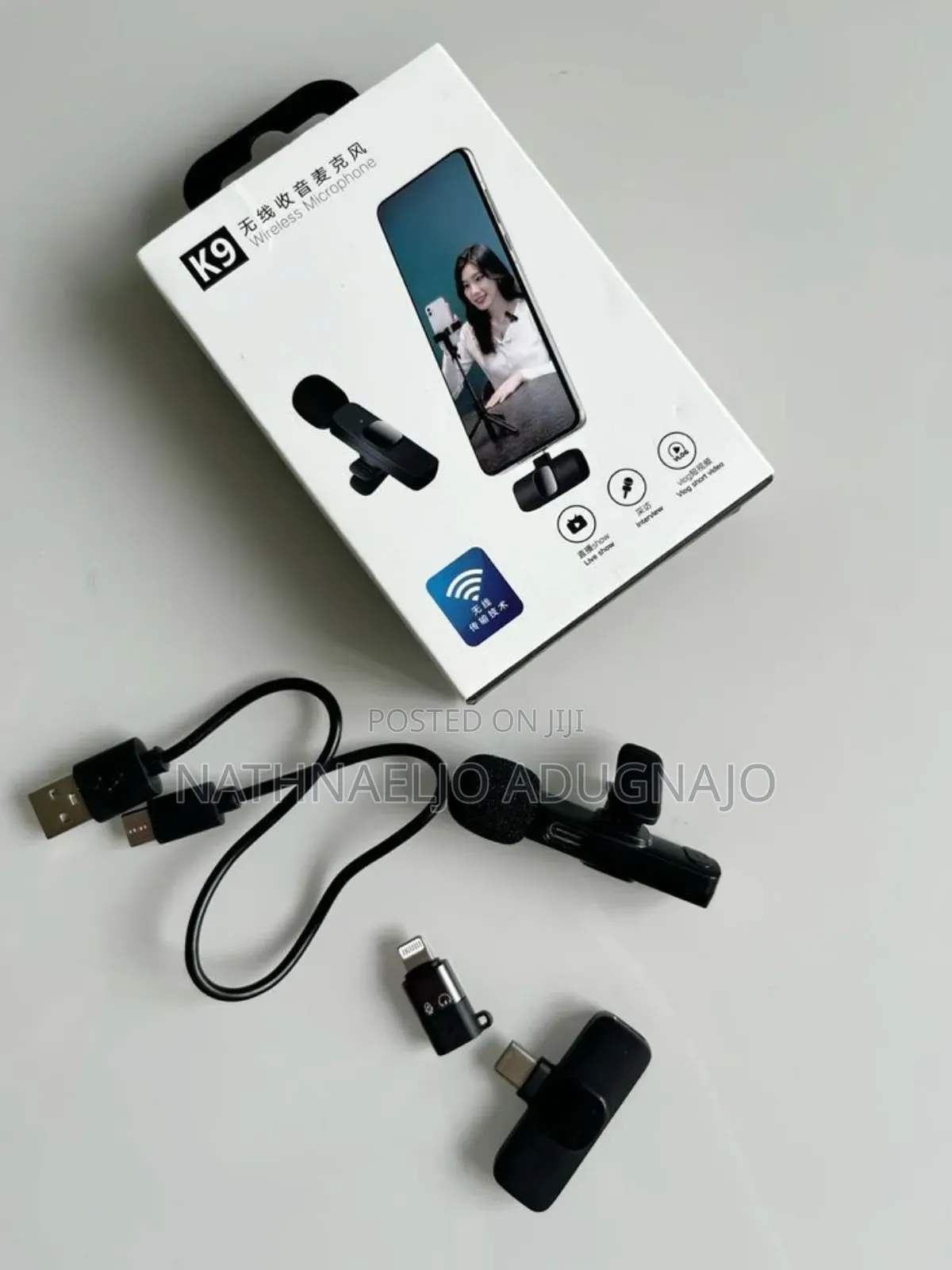 Microphone Wire Less With iPhone and C Type