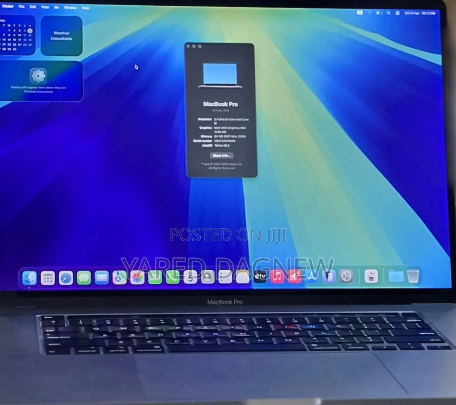 New Laptop Apple MacBook Pro 2019 64GB Intel Core i9 SSD 512GB