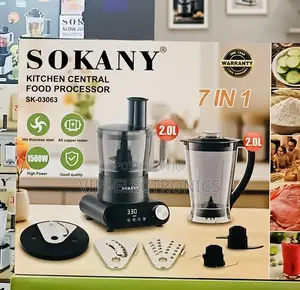 Sokany 7-in-1 Kitchen Central Food Processor (Sk-03063)