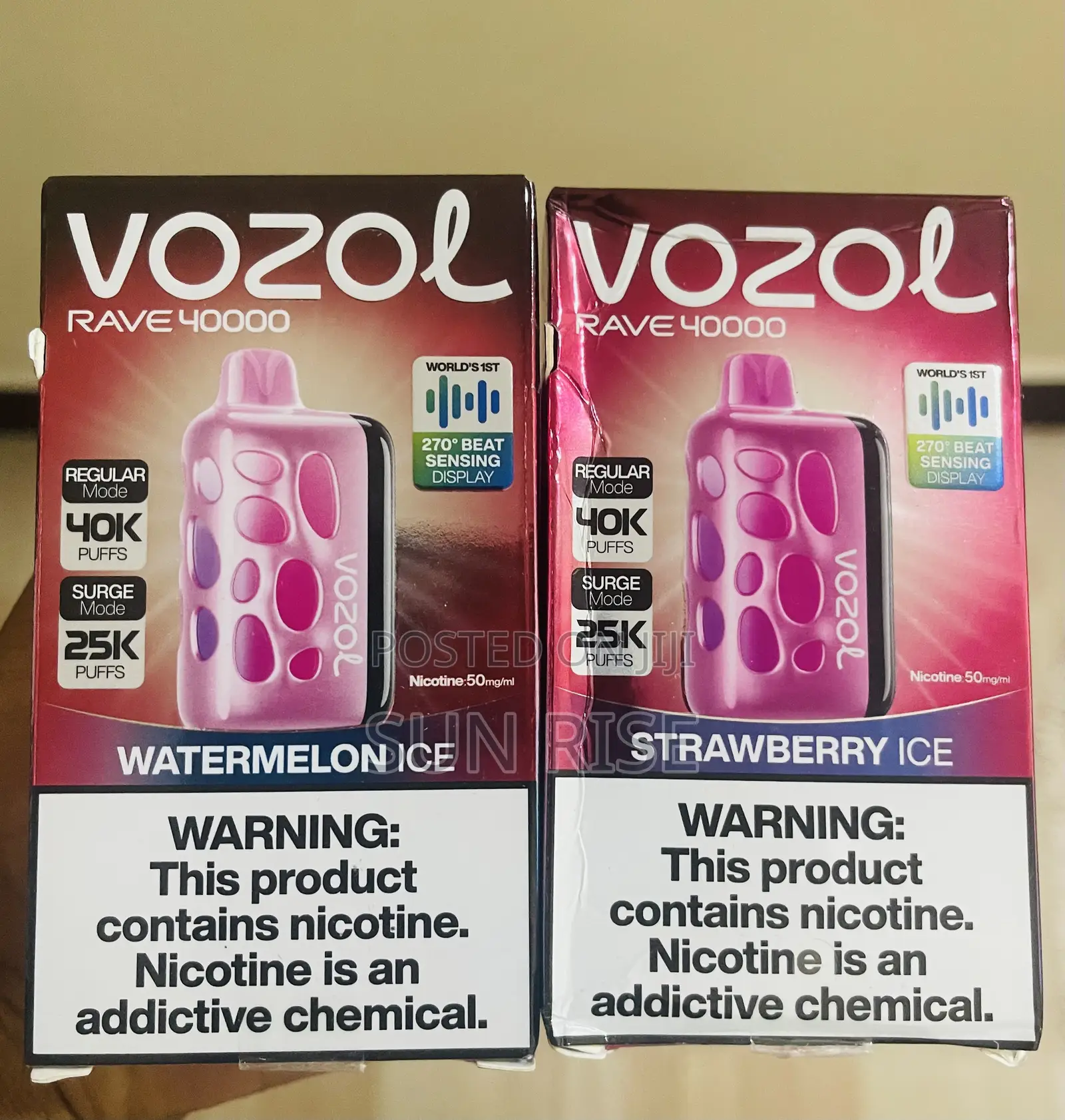 Vozol Rave 40000 Puff Vape Bole Addis Ababa