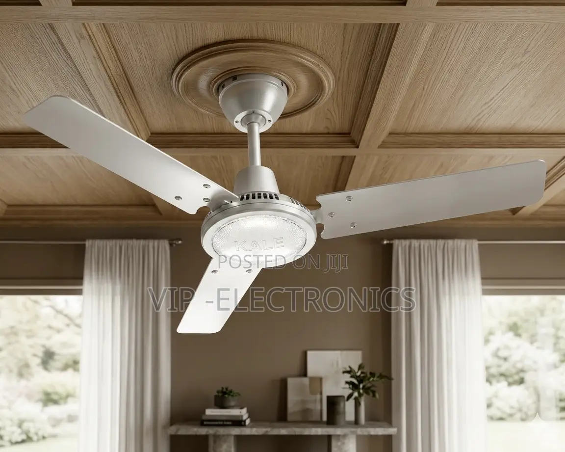 Crown Ceiling Fan With Led Light Modern 3 Blade Silent Fan
