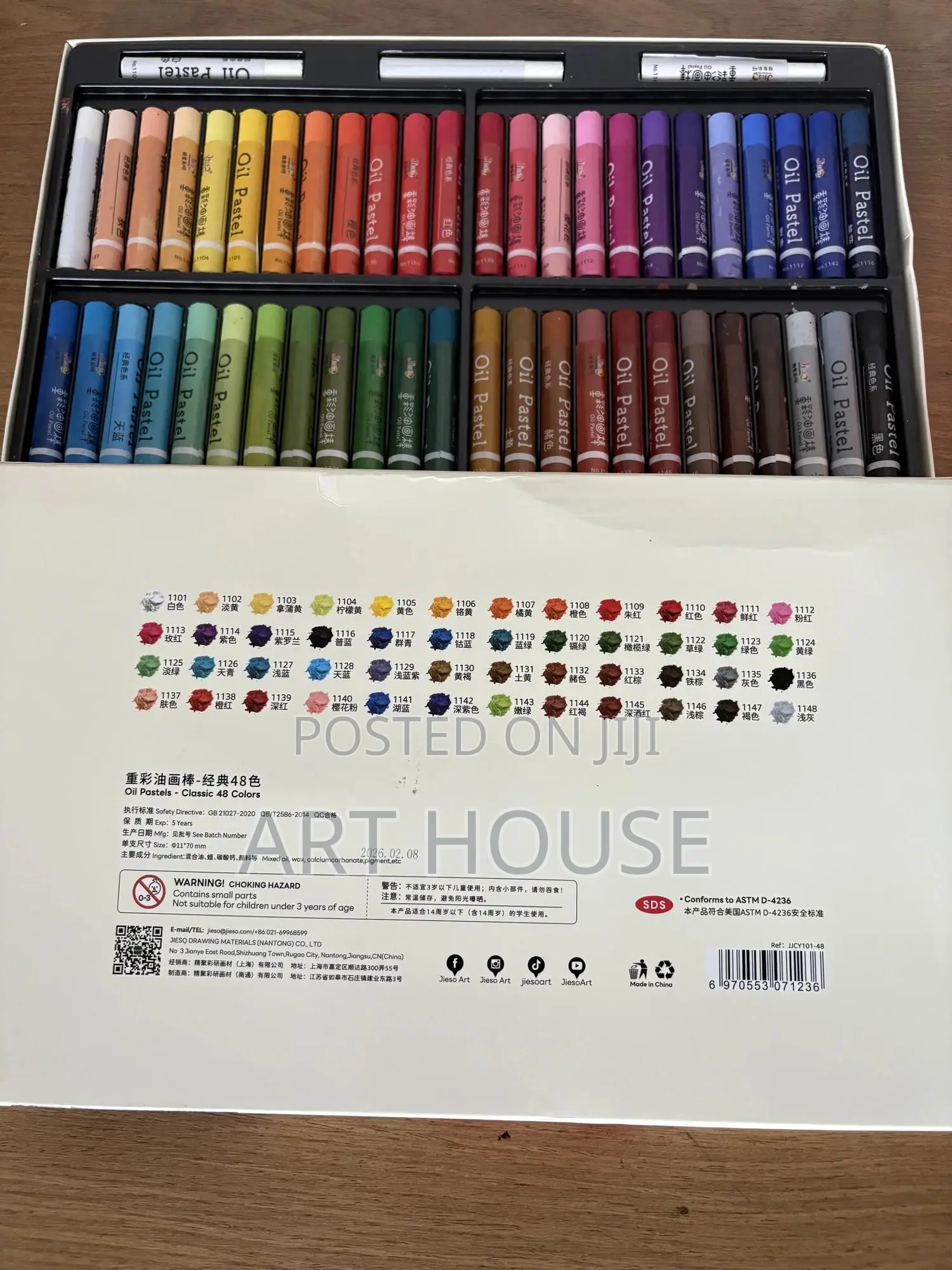 48 Colors Oil Pastel Set Plus 3 White for sale - Art House Price: ETB ...