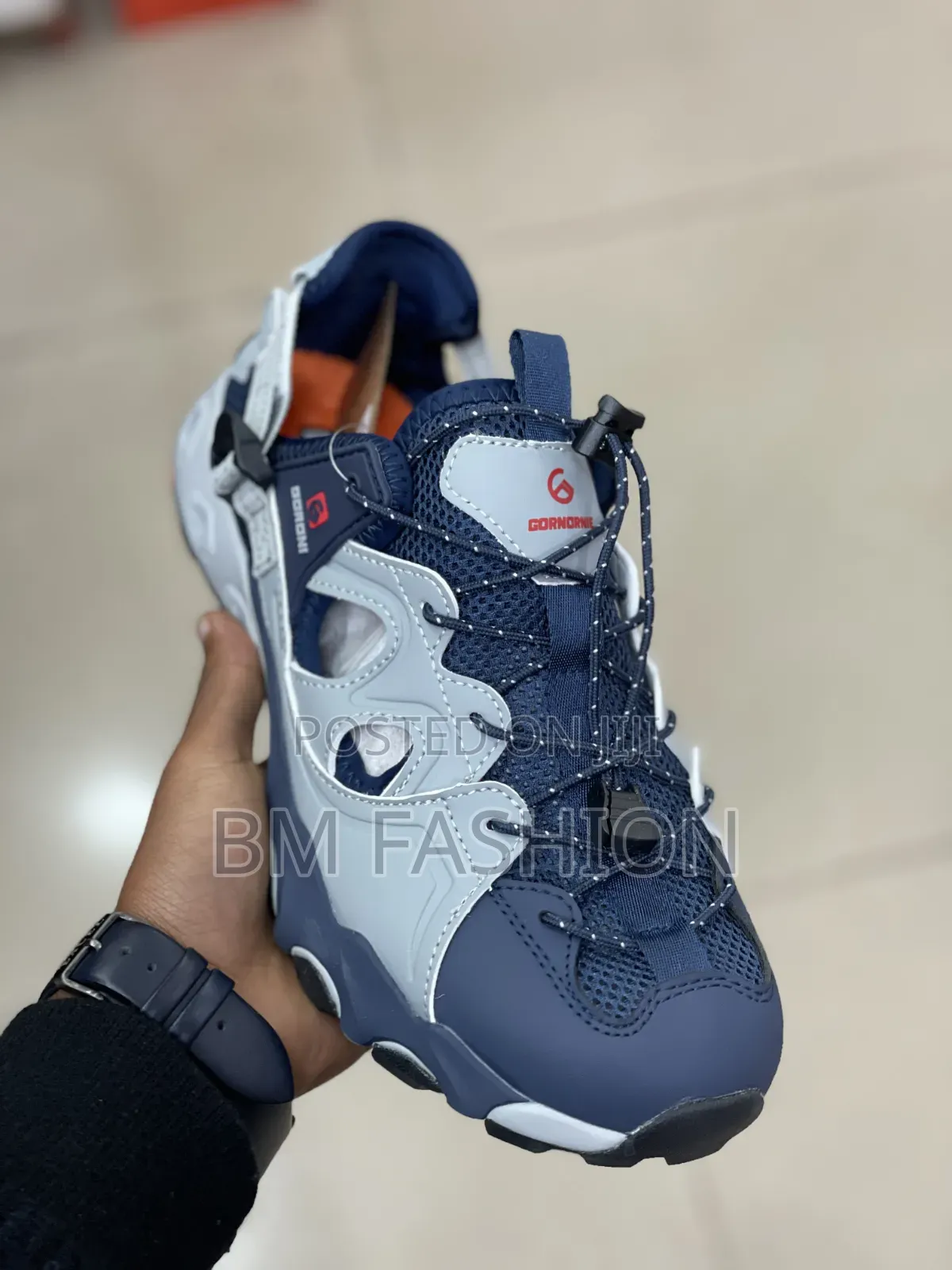 Goroni Blue and Grey Outdoor Sandals