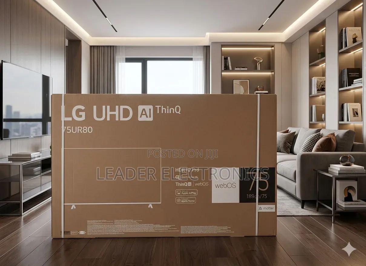 Lg Tv 75-Inches Uhd Smart Tv – Original ( 3 Year Warranty )