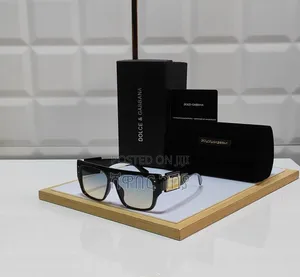 Dolce Gabbana Milan Plaque Square Sunglasses