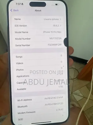 Apple iPhone 15 Pro Max 1 TB Silver