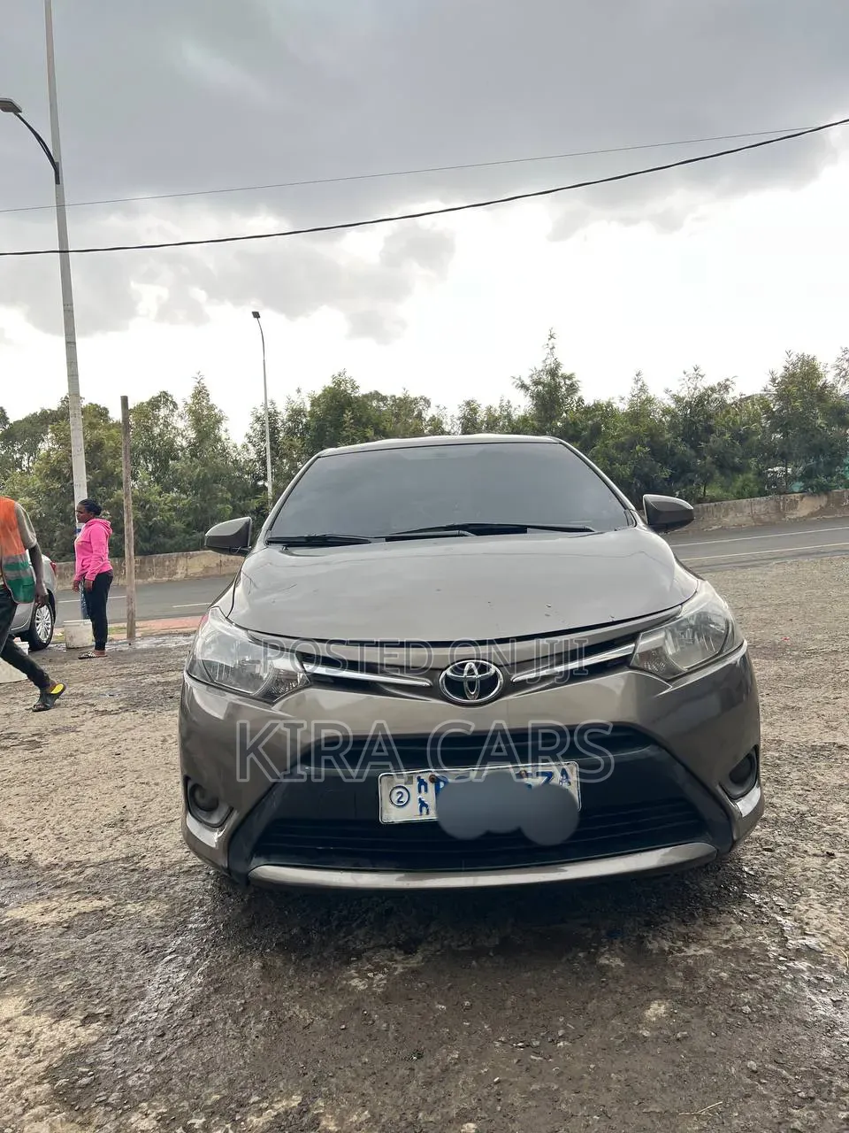 Toyota Yaris 2014 Gray