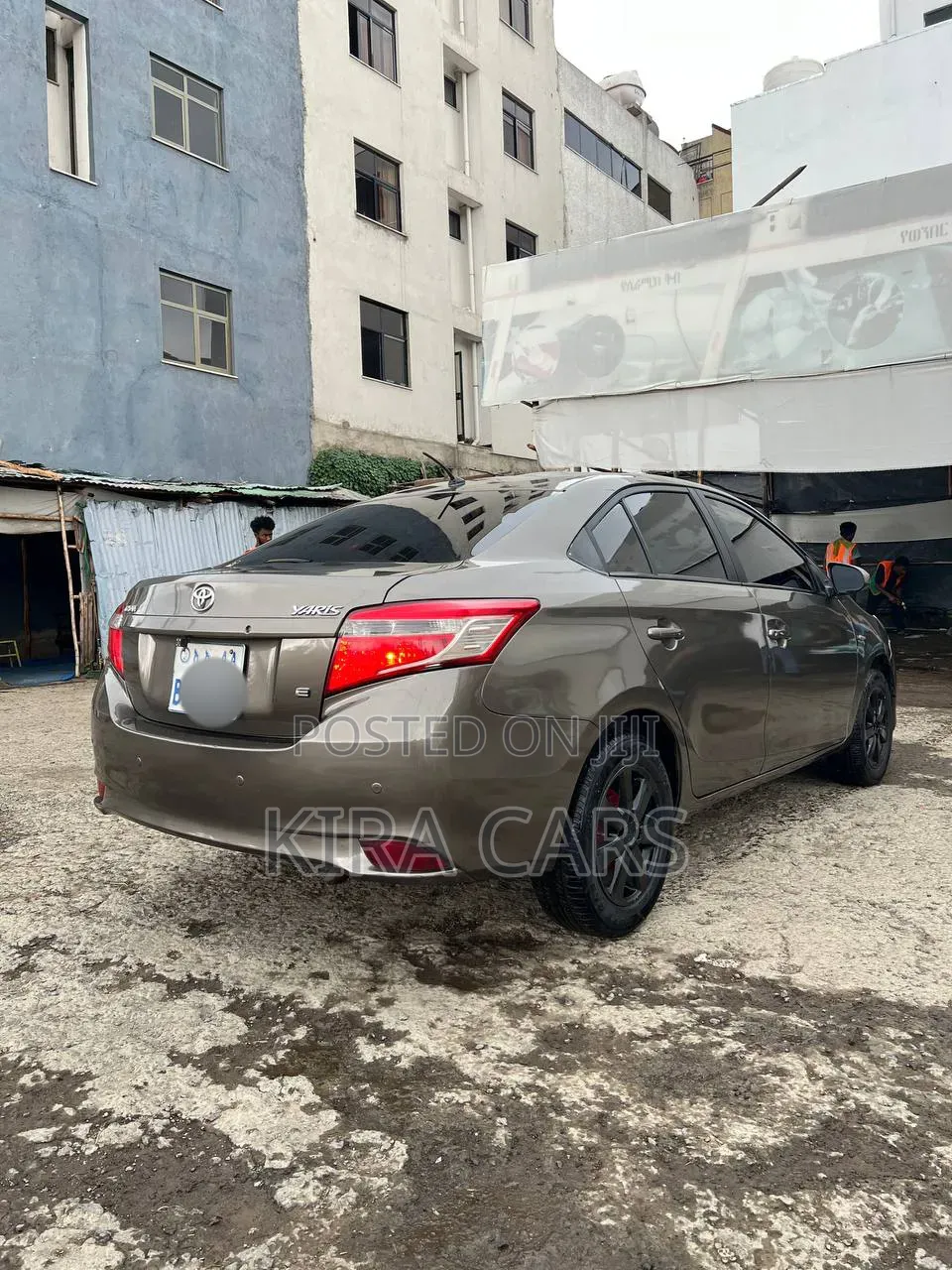 Toyota Yaris 2014 Gray