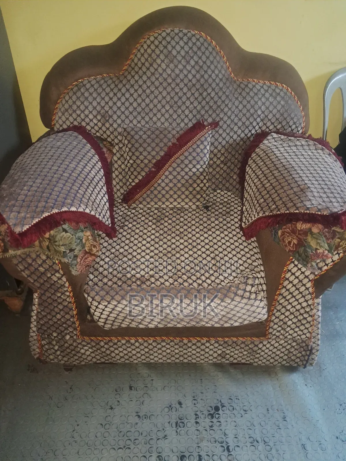 Brown-Gray Sofa
