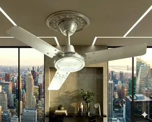 Crown Ceiling Fan With Led Light. Designed With a Modern