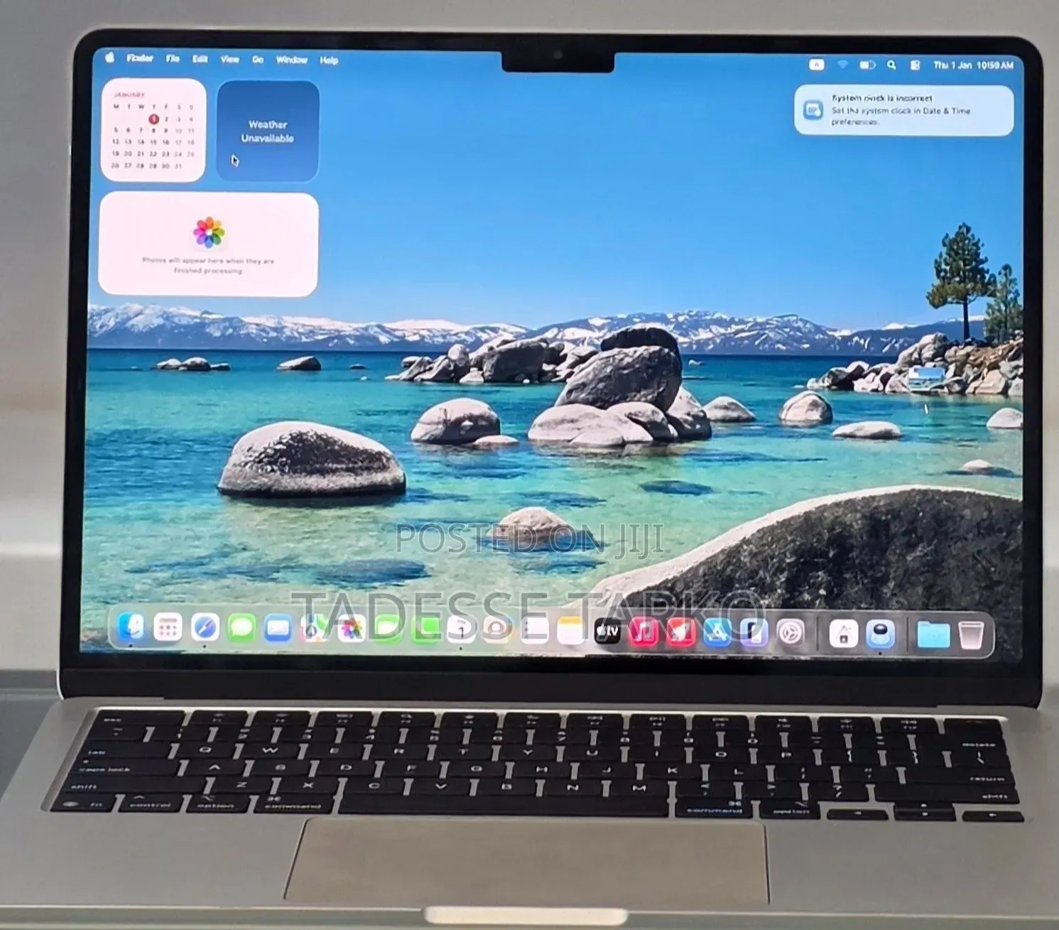 New Laptop Apple MacBook Air 2025 M4 13-inch 16GB Apple M4 SSD 256GB