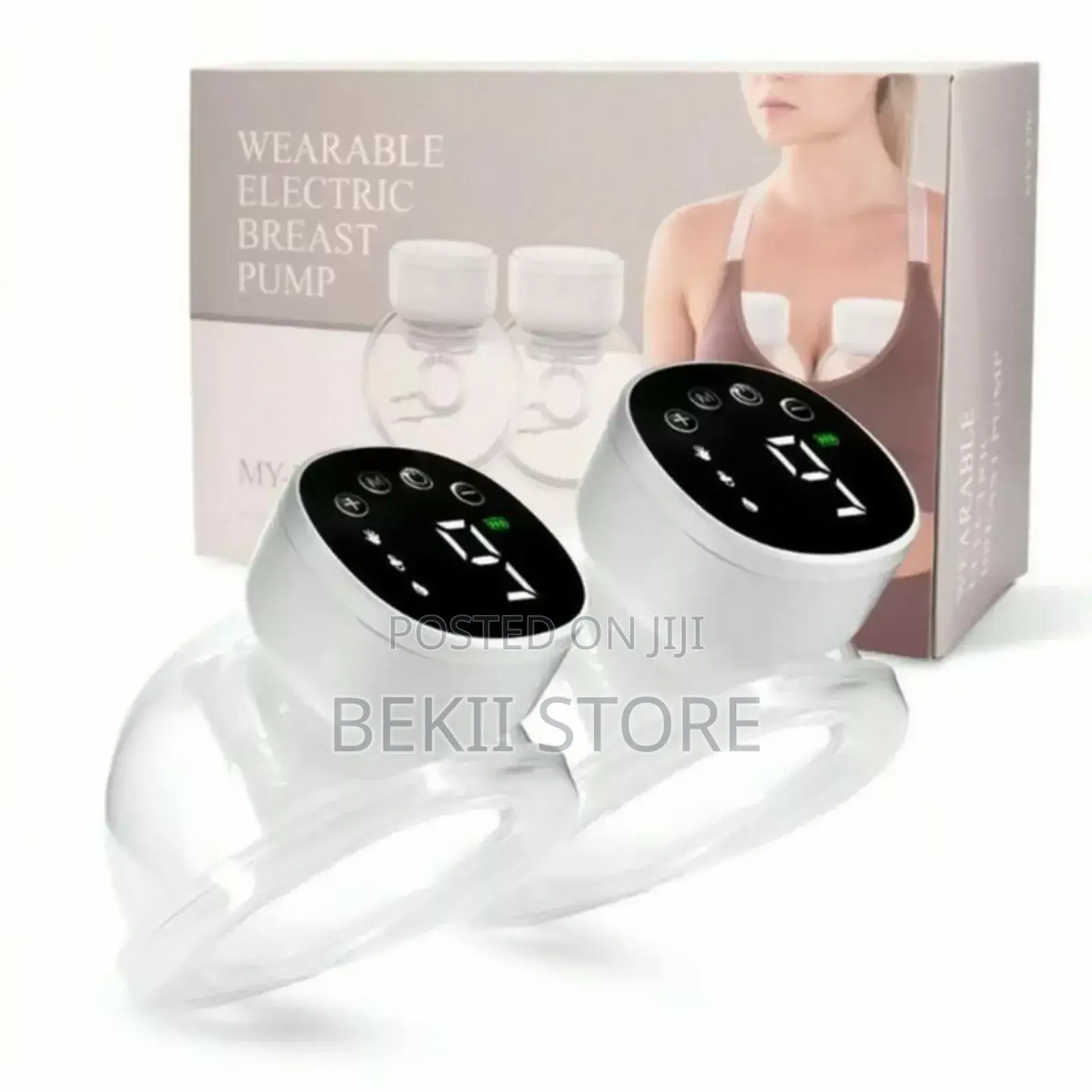 Electric Breast Pump Rechargeable Hands Free Milk Extractor የጡት ፓምፕ