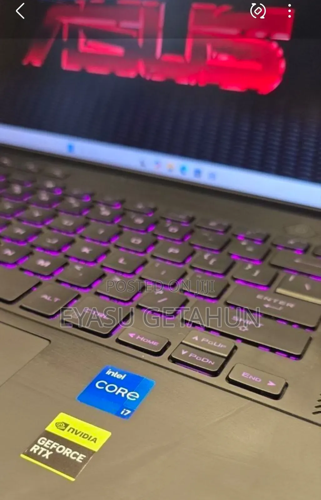 New Laptop Asus ROG Zephyrus G15 16GB Intel Core i5 SSD 512GB