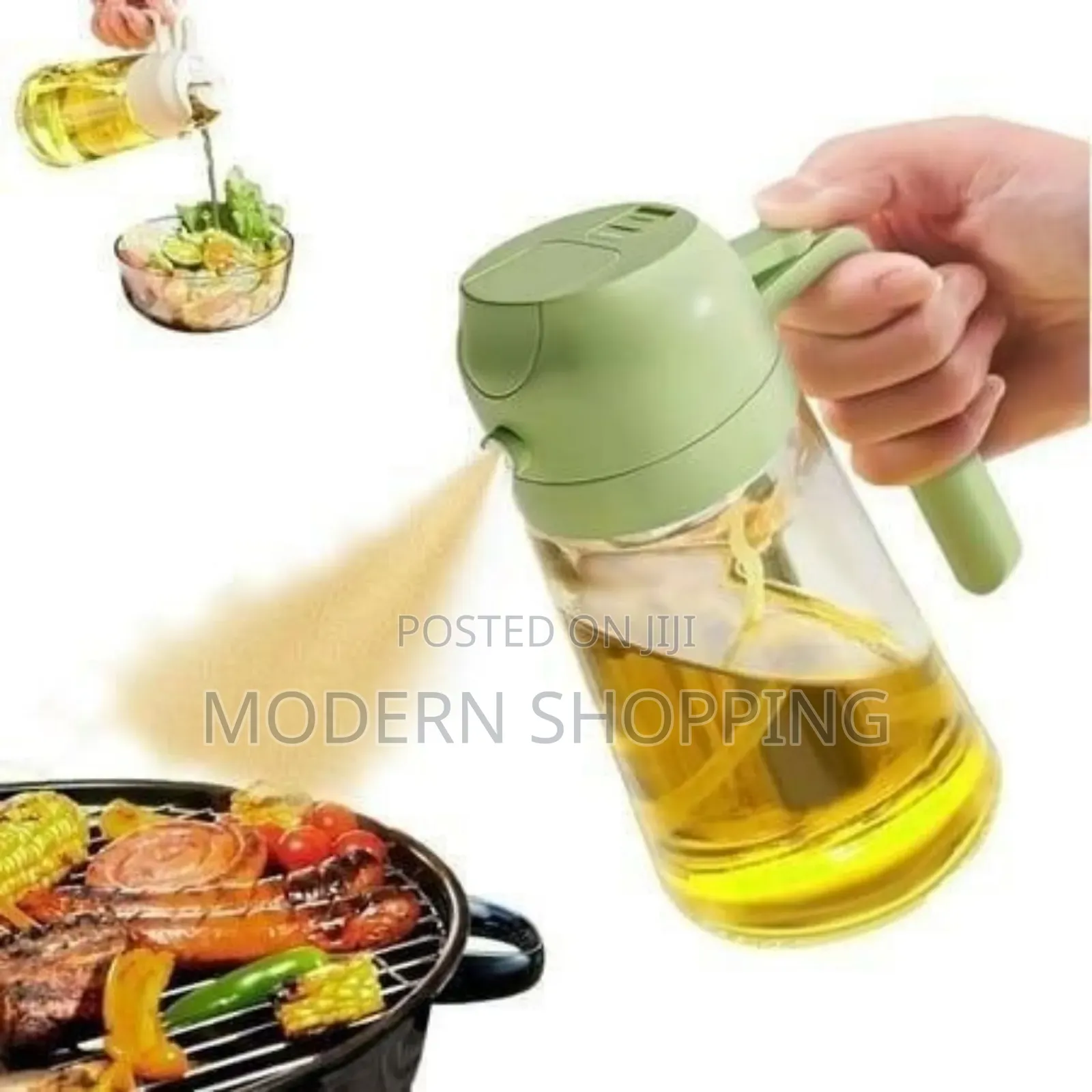 2in1 Glass Oil Sprayer and Dispenser