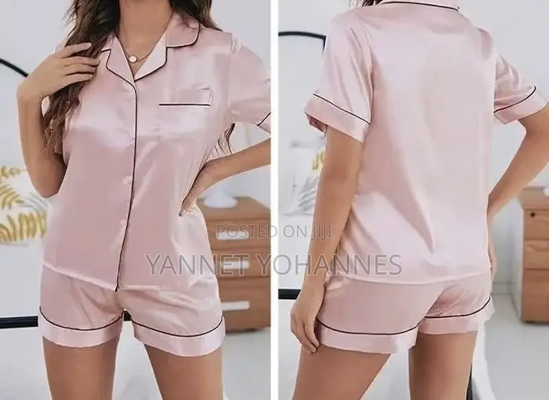 Women’S Silk Pajamas Set