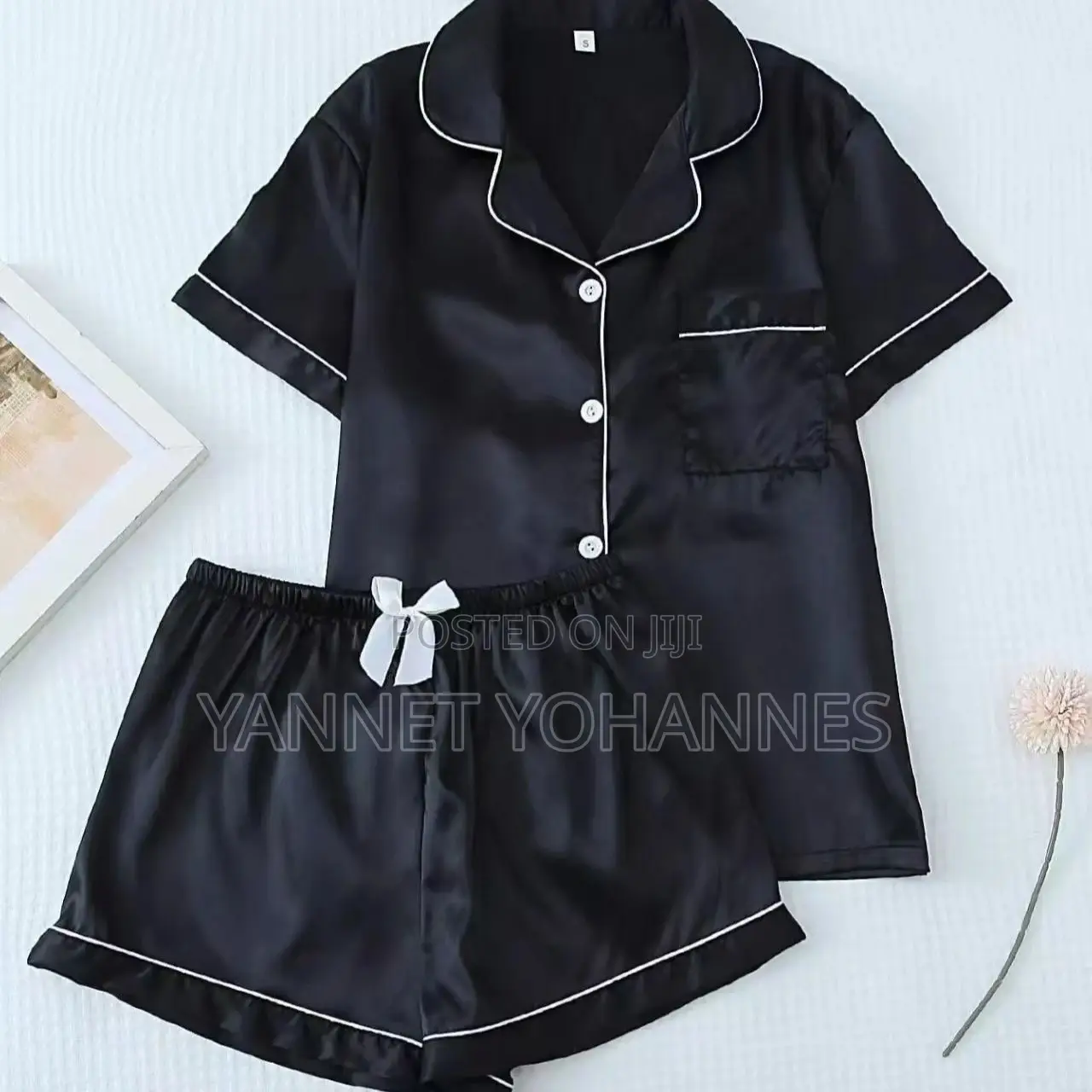 Women’S Silk Pajamas Set