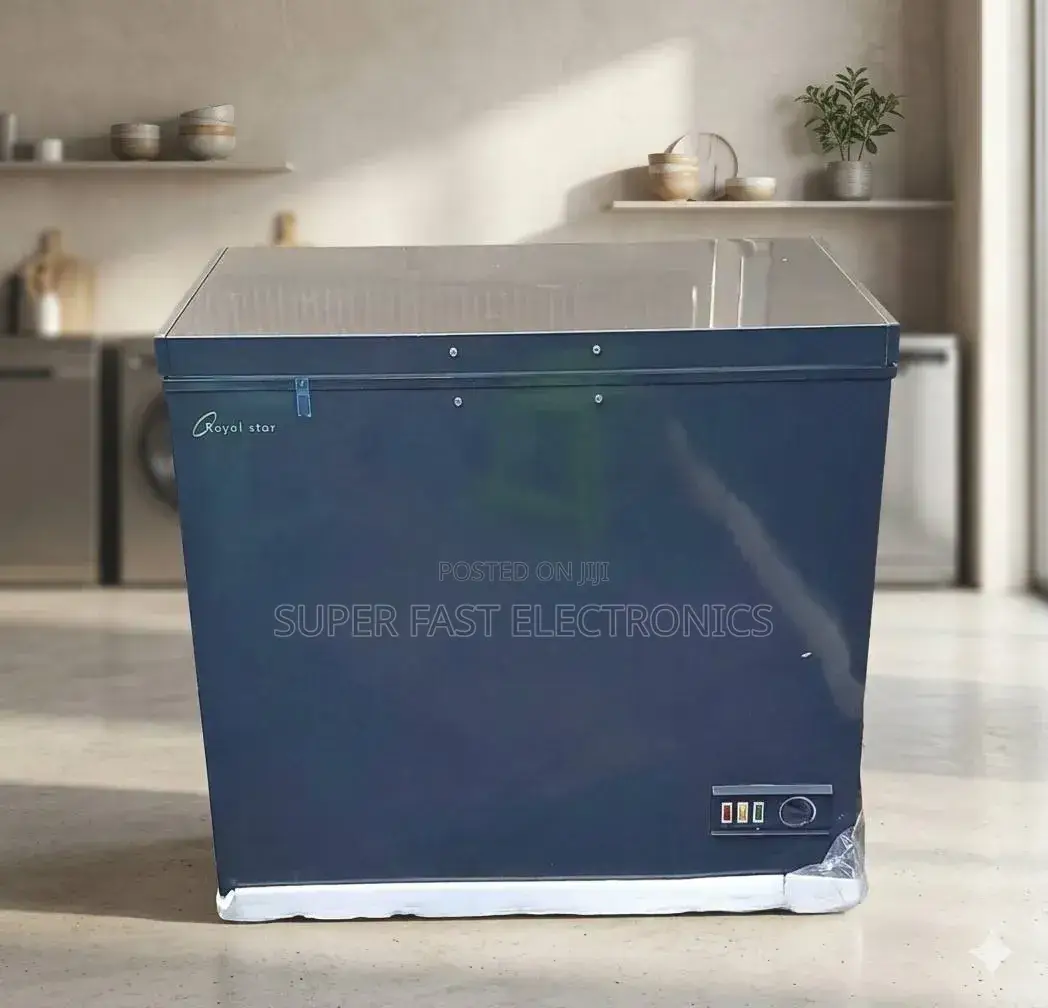 Royal Star Deep Chest Freezer 340 Navy Blue