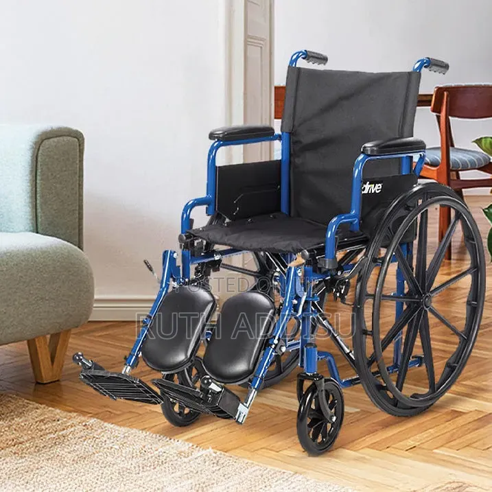 Er1005 Iron Hand Lever Detachable Footrest Wheelchair Medical