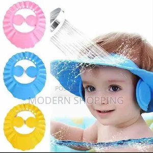 Adjustable Baby Shower Cap Child Kids Bath Hat Wash Hair Shield