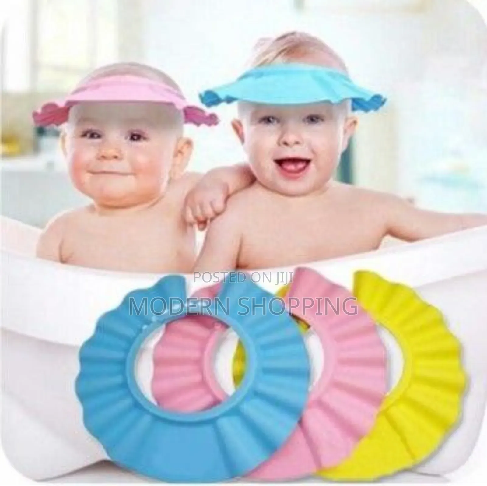 Adjustable Baby Shower Cap Child Kids Bath Hat Wash Hair Shield