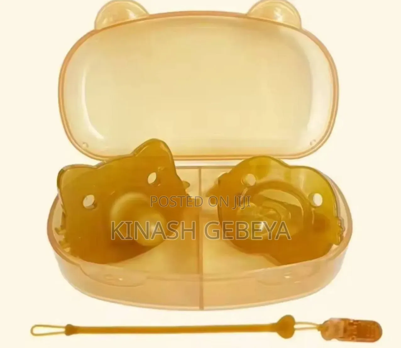 Baby Silicone Pacifier Set With Storage Box