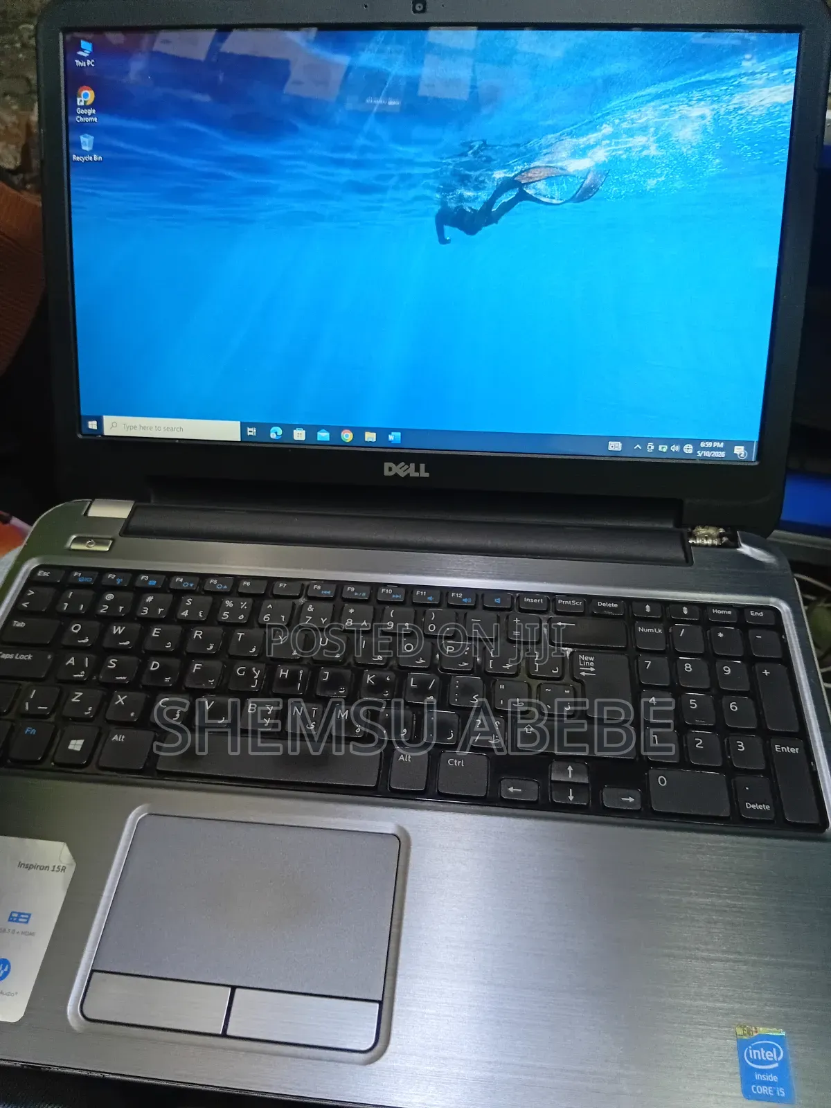 Laptop Dell 8GB Intel Core i5 HDD 500GB
