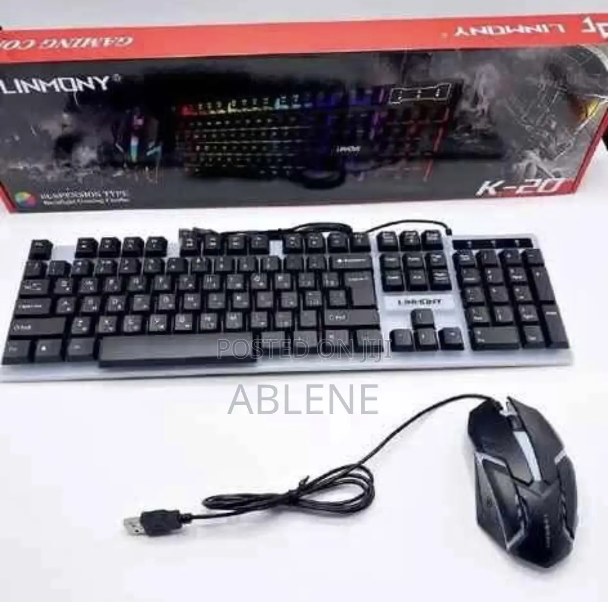 Linmony K-20 RGB Gaming Keyboard and Mouse