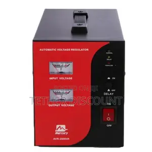 Stabilizer Automatic Voltage Regulator Brand Mercury Avr-5000va Used