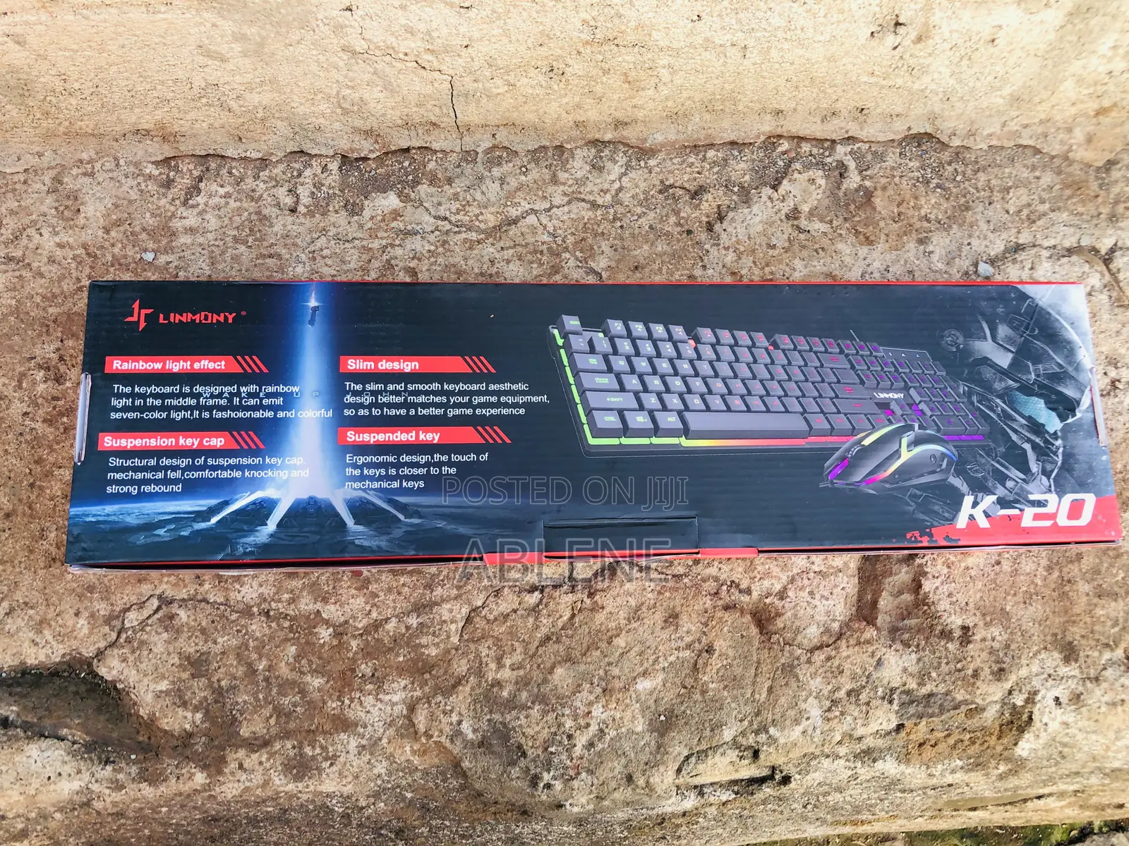 Linmony K-20 RGB Gaming Keyboard and Mouse