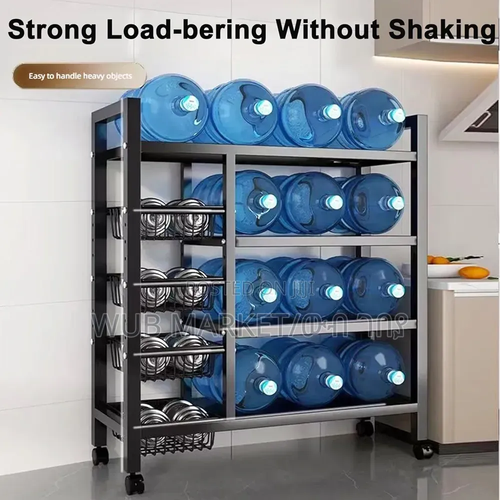 4 Layer Metal Shelf- ባለ 4 ደረጃ ሁለገብ መደርደሪያ
