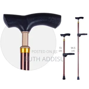 Walking Stick, Support Support With Elegant Finish, Pearlescent Red