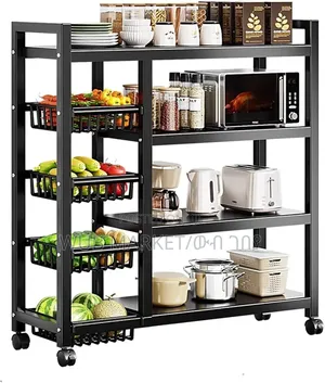 4 Layer Metal Shelf- ባለ 4 ደረጃ ሁለገብ መደርደሪያ