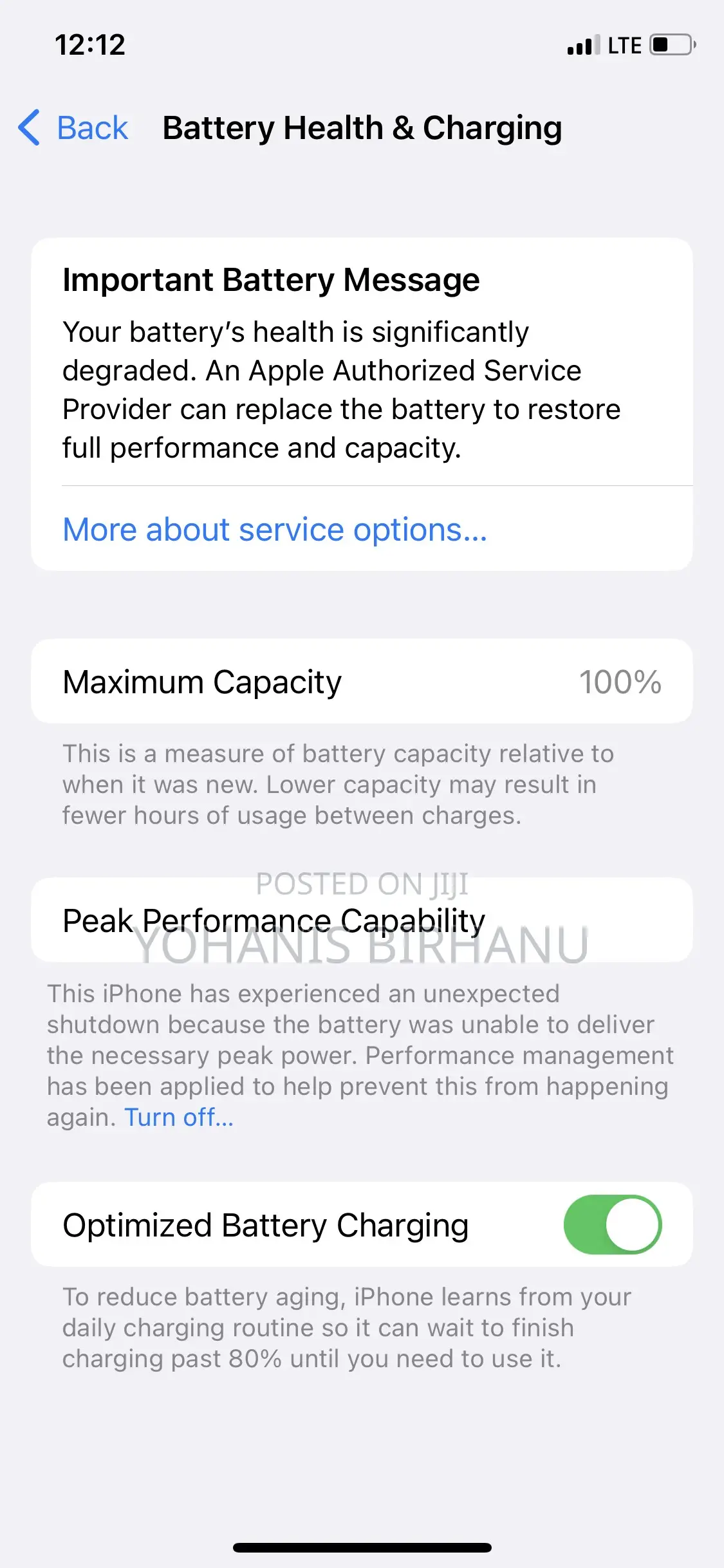 New Apple iPhone X 256 GB White