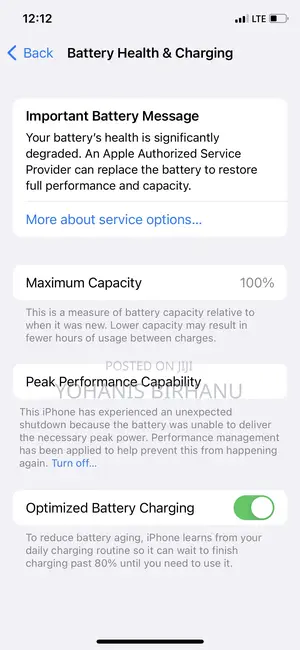 New Apple iPhone X 256 GB White