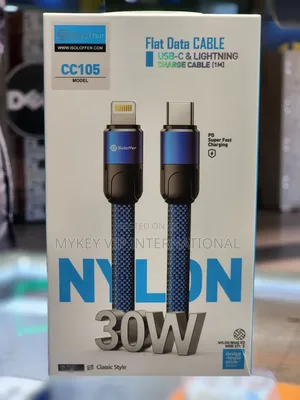 Soloffer Flat Data Cable ሸራ ገመድ
