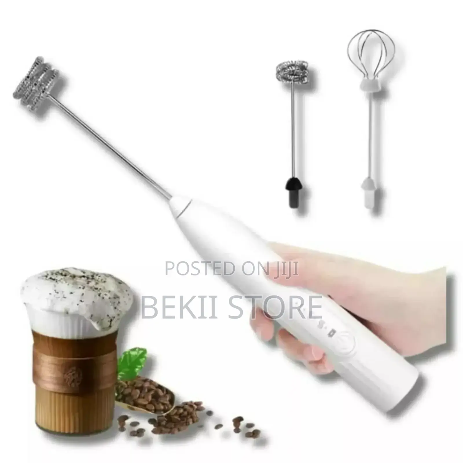 ሚክሰር Usb Adjustable Milk Frother Rechargeable Handheld