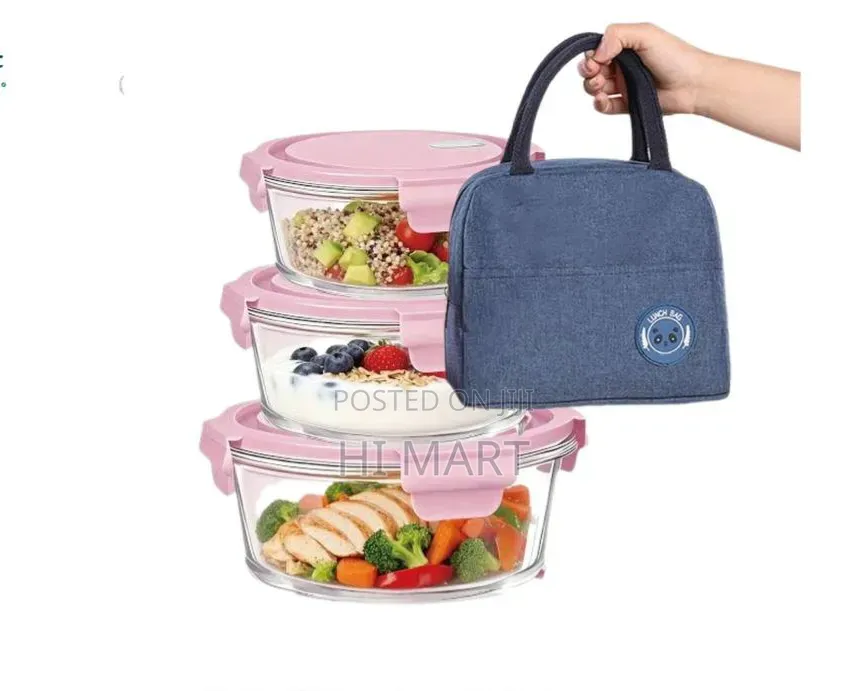 3pcs Top Quality Lunch Box With Bag