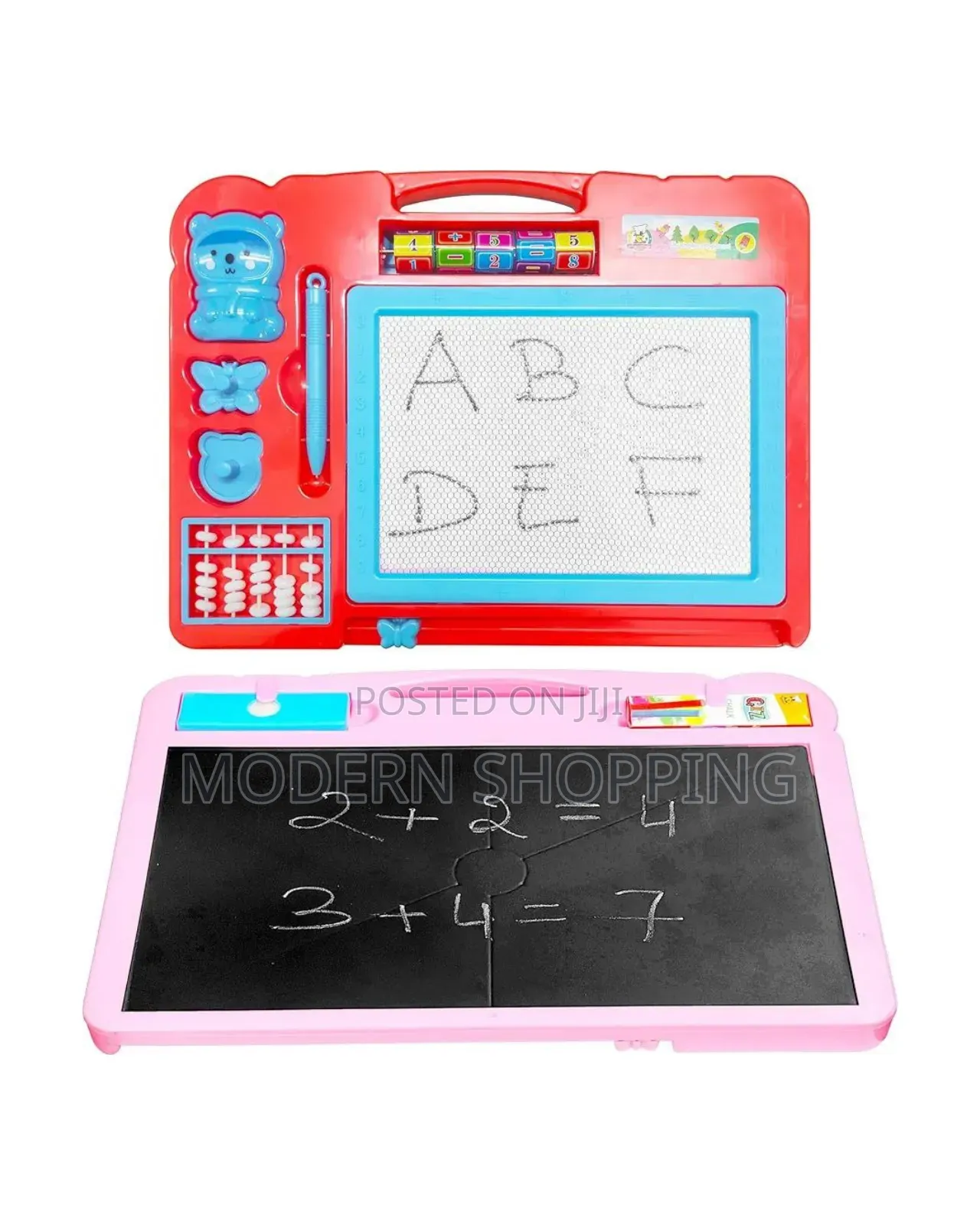 Kids Magnetic Drawing Board With Numbers Abacus