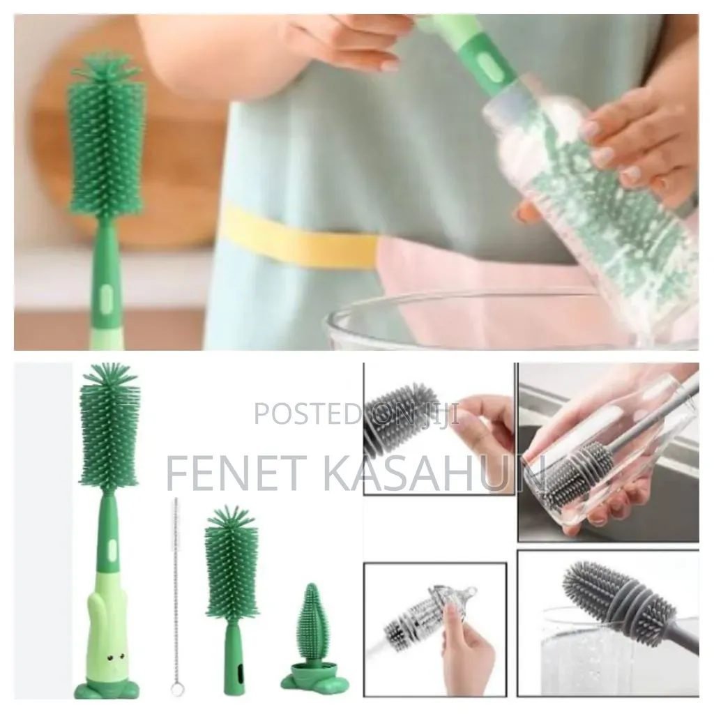 3in1 Silicone Bottle Cleaning Brush
