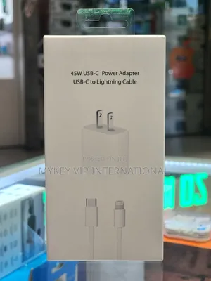 45w Usb-C Power Adapter Usb-C to Lightning Cable