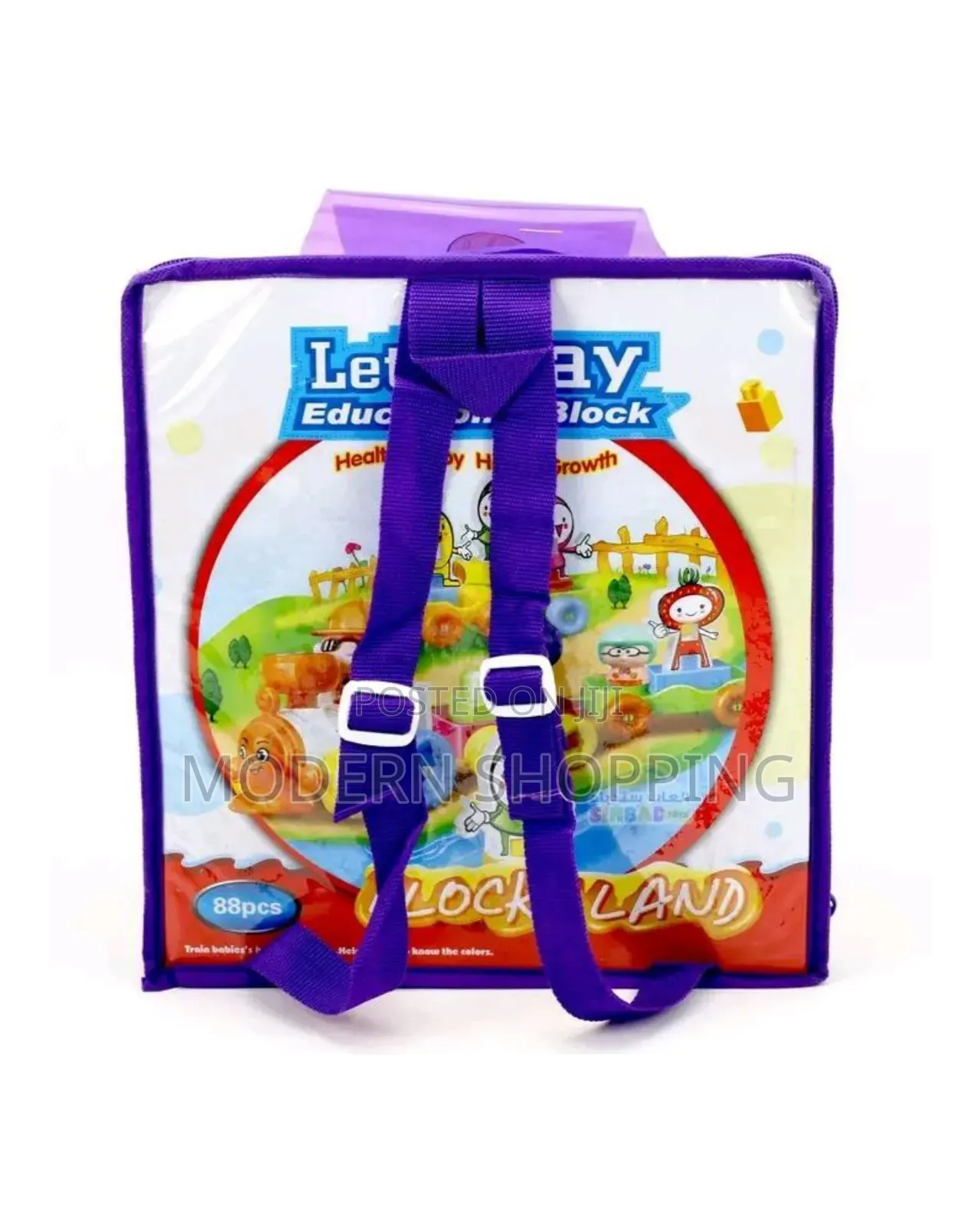 88 Piece Kids Educational Building Blocks Set